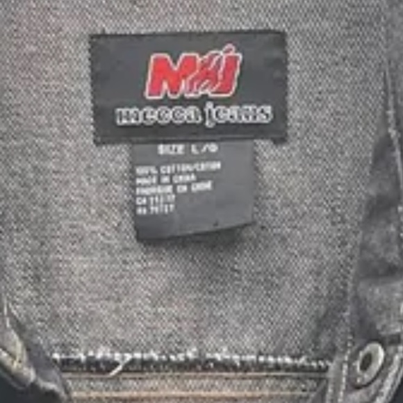 MECCA JEANS Cotton Denim Jean Jacket - Picture 4 of 4